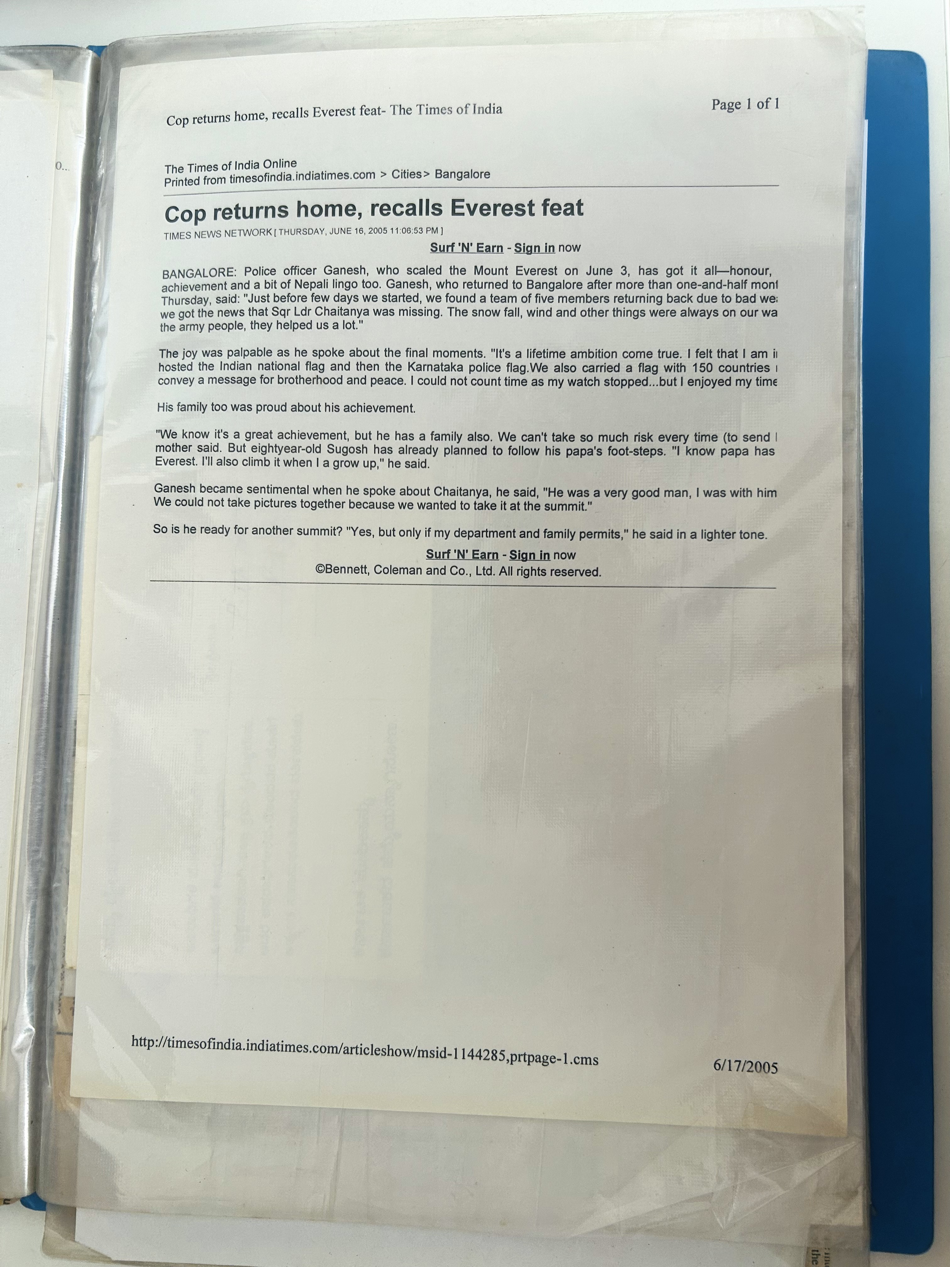 Certificate 121